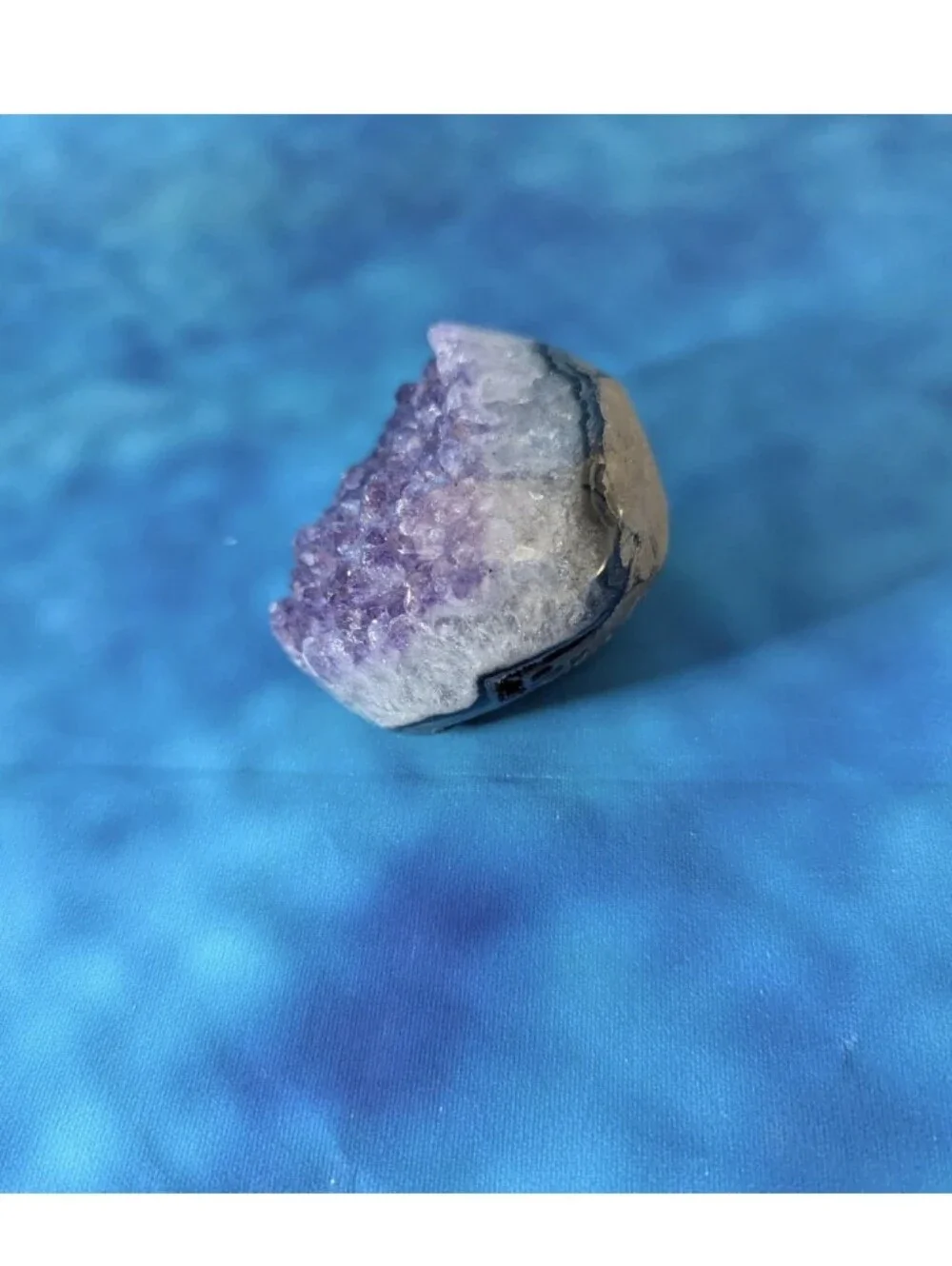 Amethyst Geode Display Stone With Box Polished 2